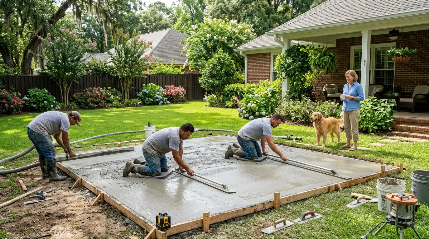 10 Stamped Concrete Patio Ideas for Katy, TX Homeowners