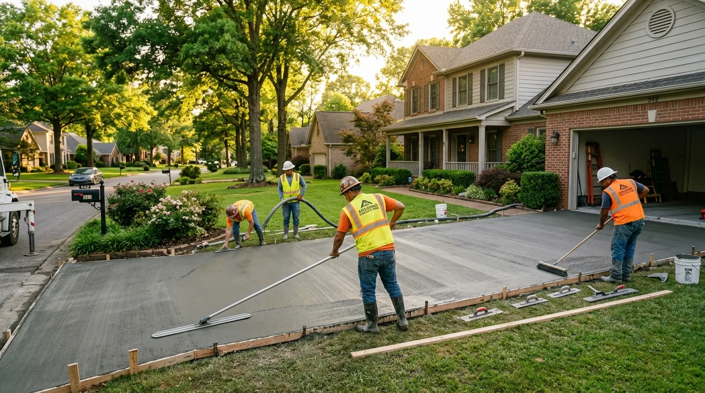 Professional concrete services in Katy, TX — driveways, patios, stamped concrete